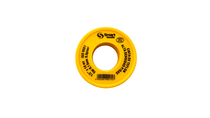 TEFLON (ROLLO) 1/2 X 10 MT AMARILLO P/GAS