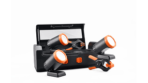 SET ILUMINACION TRABAJO MODULAR 6PZ 650LUM REC