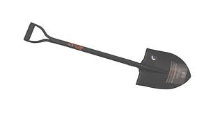 PALA PUNTA HUEVO MANGO METAL