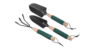 KIT JARDINERIA METALICO 3 PIEZAS