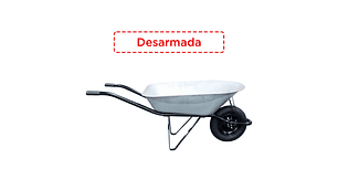 CARRETILLA GALVANIZADA 0,9MM 78L DESARMADA
