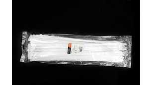 AMARRA PLASTICA BLANCA 8.8 X 500 MM X 100 UNIDADES