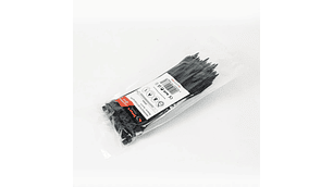 AMARRA PLASTICA NEGRA 3.6X150MM.100UNIDADES