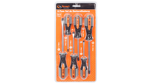 JGO. DESTORNILLADORES PH/PL 4 PZS. M/ERGONOMICO