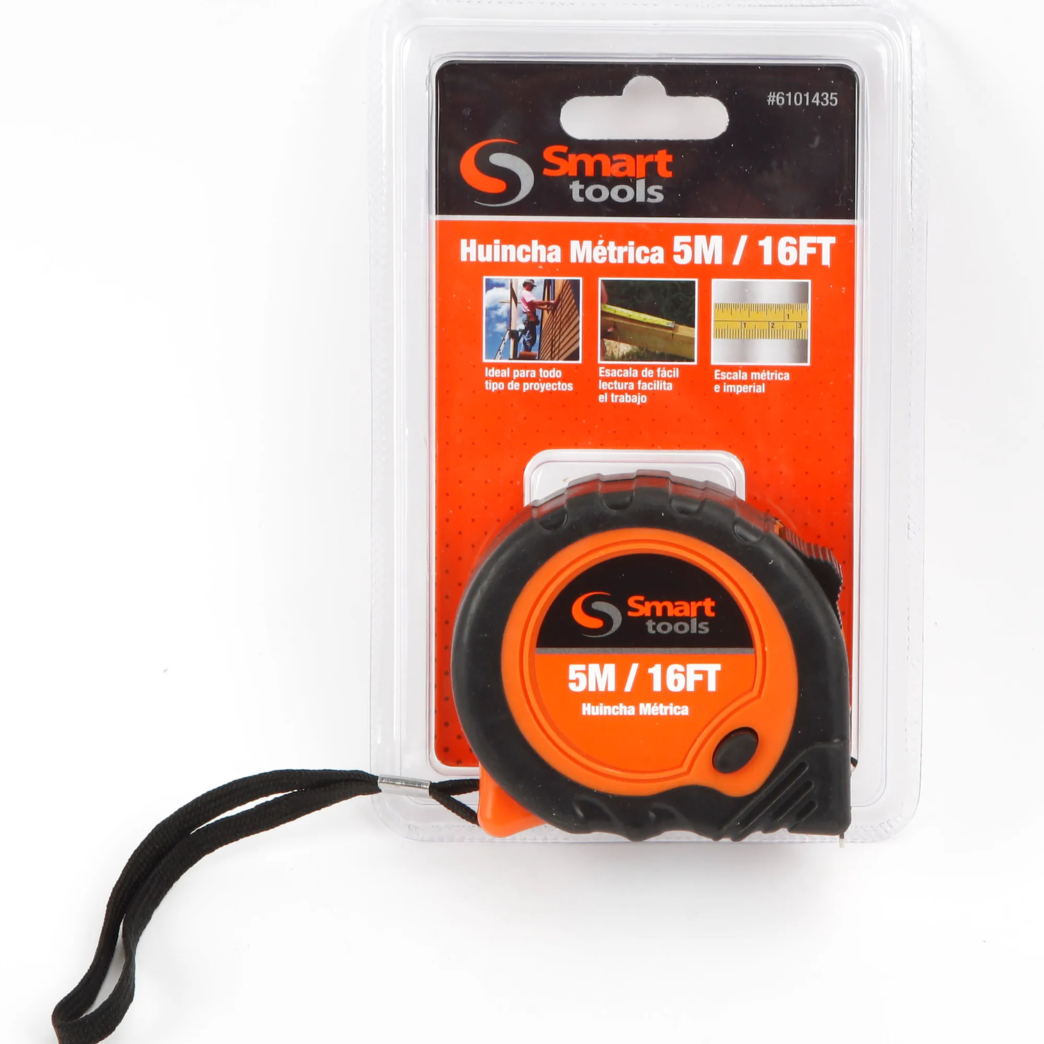 HUINCHA MEDIR 5.0 MTS.X 19 MM. C/PLASTICA