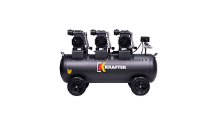 COMPRESOR LIBRE DE ACEITE  1.1KWX3  100L