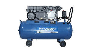 COMPRESOR HYUNDAI MONOFÁSICO 2HP 100L 115PSI CORREA