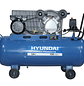 COMPRESOR HYUNDAI MONOFÁSICO 3HP 100L 115PSI CORREA - Miniatura 1