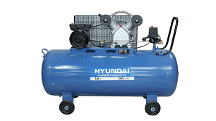 COMPRESOR HYUNDAI MONOFÁSICO 3HP 200L 115PSI CORREA