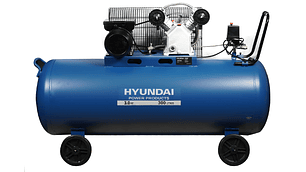 COMPRESOR HYUNDAI MONOFÁSICO 3HP 300L 115PSI CORREA