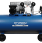 COMPRESOR HYUNDAI MONOFÁSICO 3HP 300L 115PSI CORREA - Miniatura 1