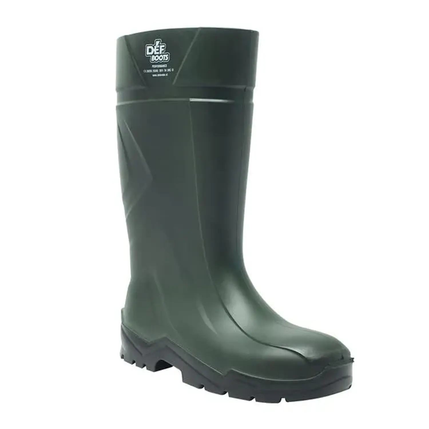 BOTA SEGURIDAD DEFENDER PERFOMANCE PU VERDE CPP DF 740 2