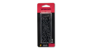 CORDONES DEFENDER OVALADO NEGRO LARGE 140 CM.