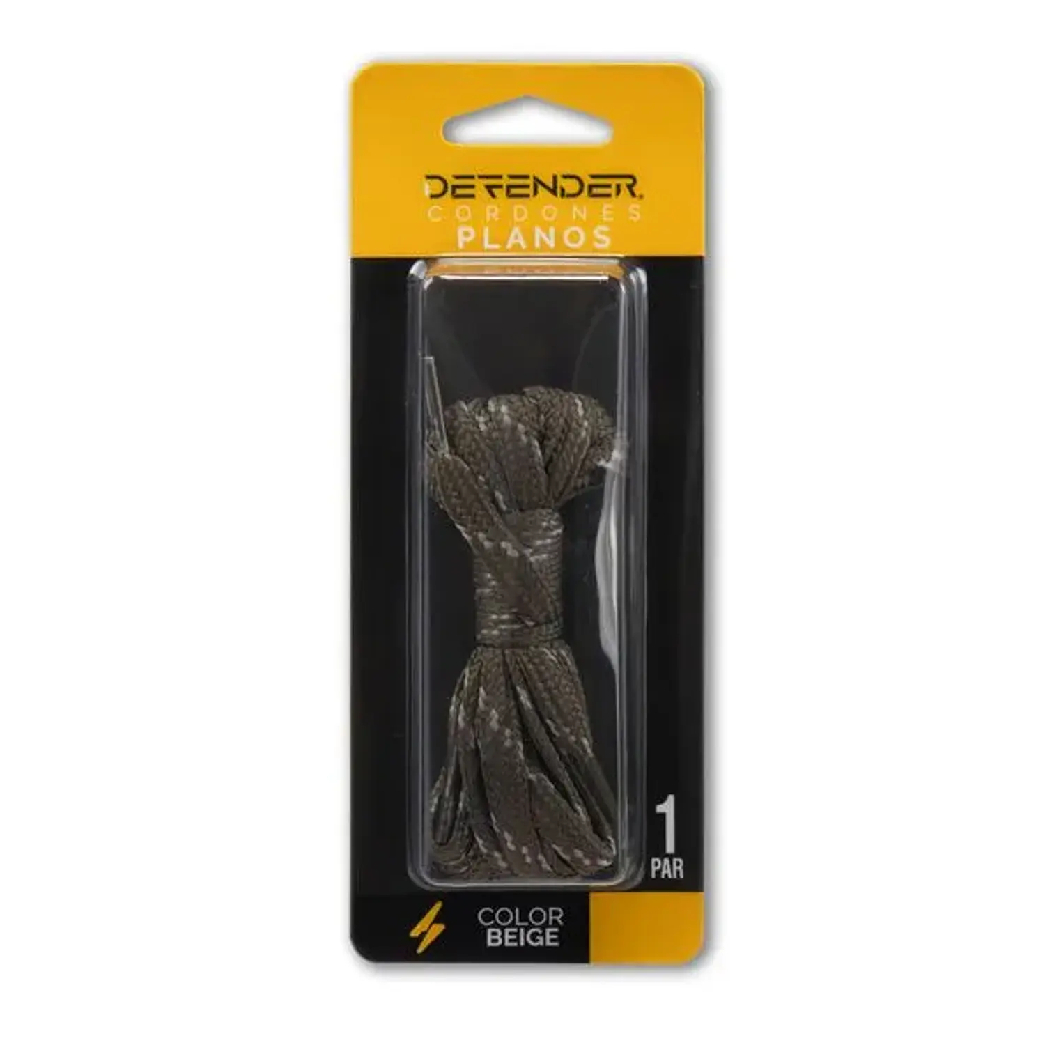 CORDONES DEFENDER PLANO BEIGE LARGE 140 CM. 1