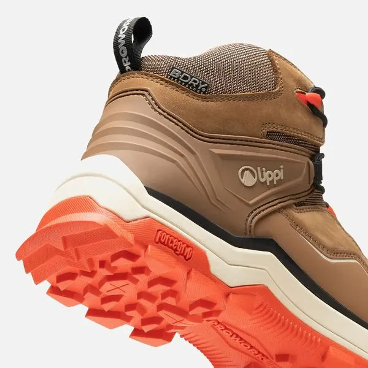 CALZADO SEGURIDAD LIPPI PRO WORK MUJER ATMOS MID CAFÉ CLARO 2