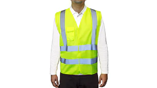 CHALECO REFLEC AMARILLO 4 CINTAS CERT CLASE II EN20471