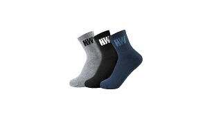 TRIPACK CALCETINES HW ALGODON TOBILLERO MUJER