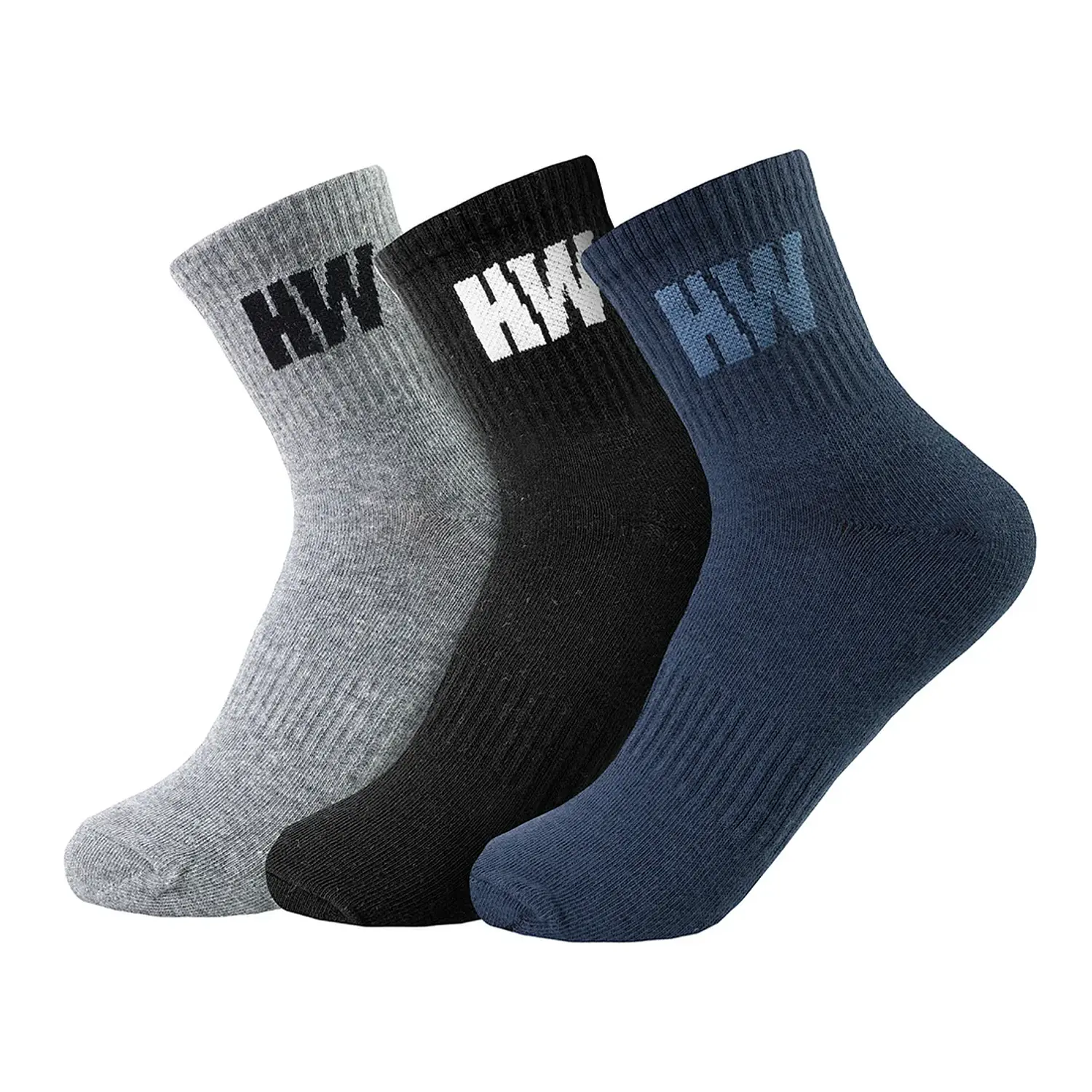 TRIPACK CALCETINES HW ALGODON TOBILLERO MUJER