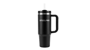 MUG TERMICO C/ BOMBILLA NEGRO