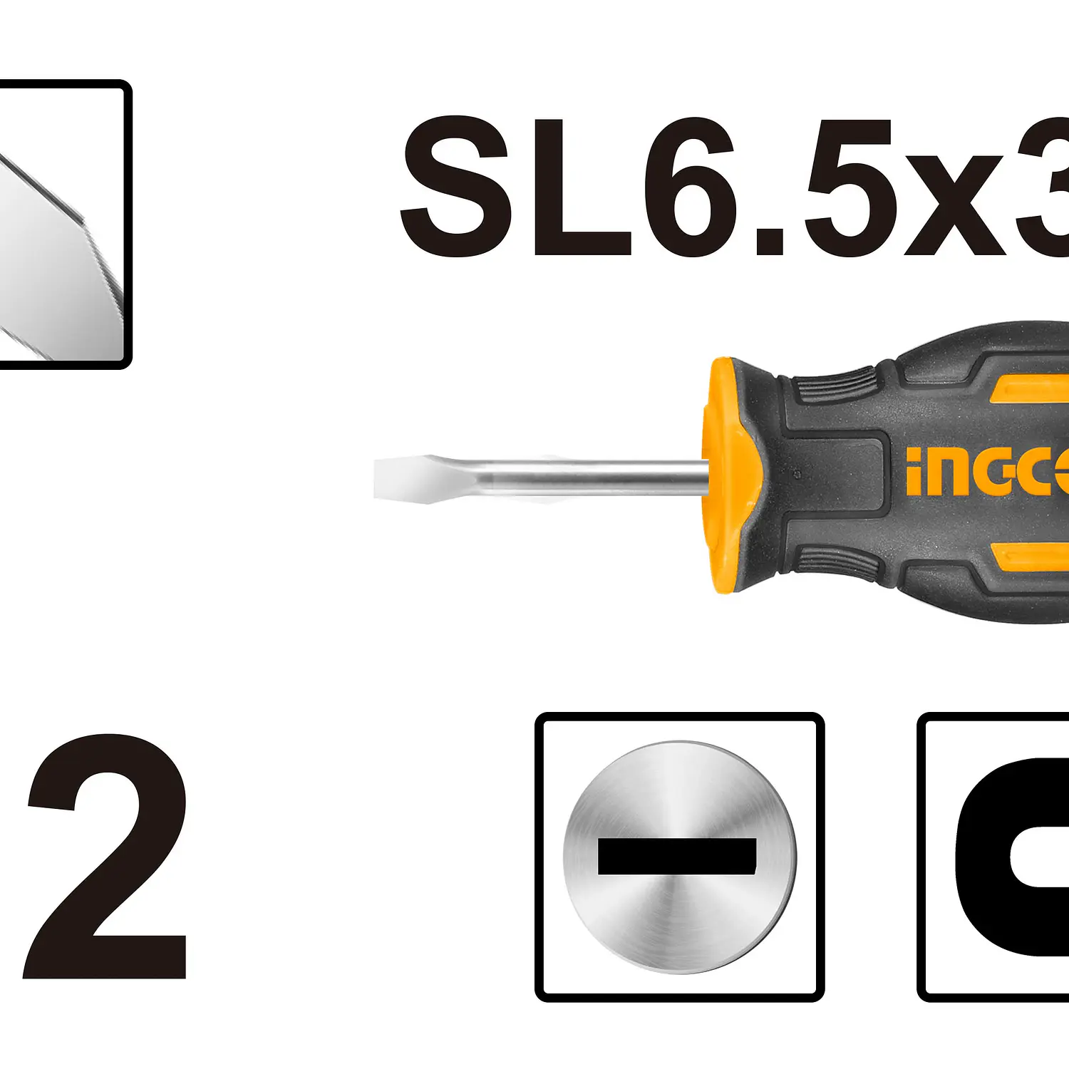 ATORNILLADOR INGCO PERILLERO 6,5 MM/ 38 MM # HS686038(OF)