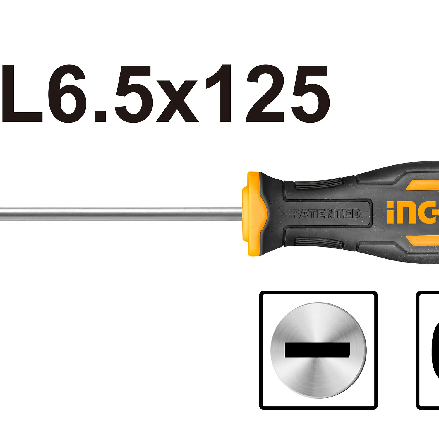 ATORNILLADOR INGCO CARPINTERO 6,5 x125 MM # HS686125(OF)