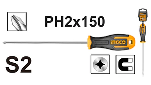 ATORNILLADOR INGCO PHILLIPS # 2 - 6 MM X 150 MM # HS68PH2150(OF)