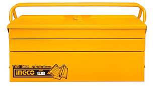 CAJA HERRAMIENTAS INGCO METALICA 3 BANDEJAS PLEGABLES # HTB02