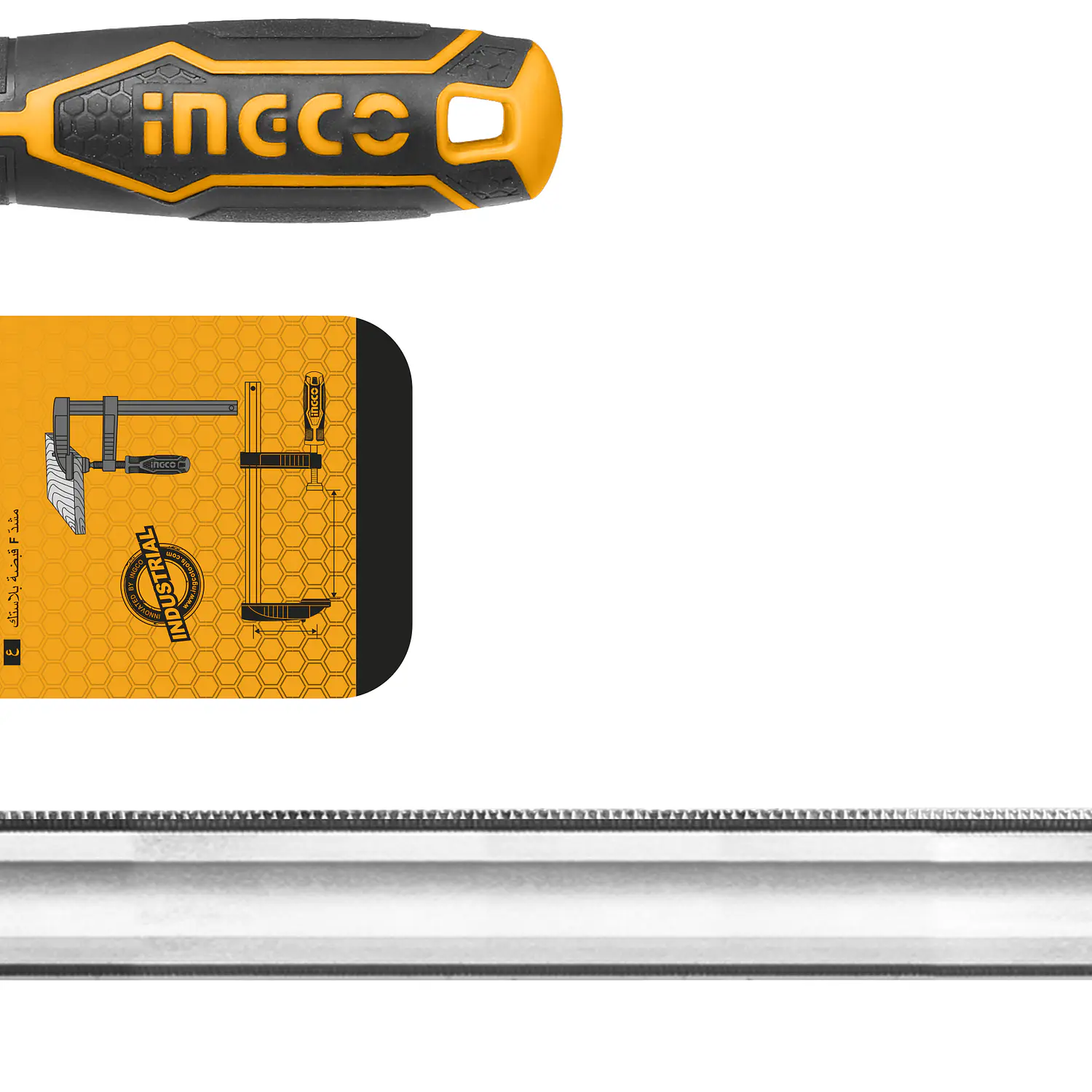 PRENSA CARPINTERO INGCO T/SARGENTO 1000 X 140 MM # HFC021404