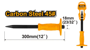 PUNTO INGCO CON GRIP 18 X 300 MM # HCC0841218