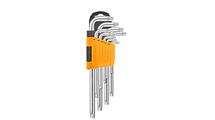 LLAVE ALLEN INGCO CROMADA PTA.TORX JGO. 9 PIEZAS # HHK13091