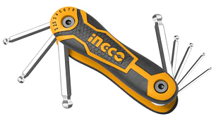 LLAVE ALLEN INGCO HEXAGONAL PTA.BOLA JGO. 8 PZAS.# HHK14082