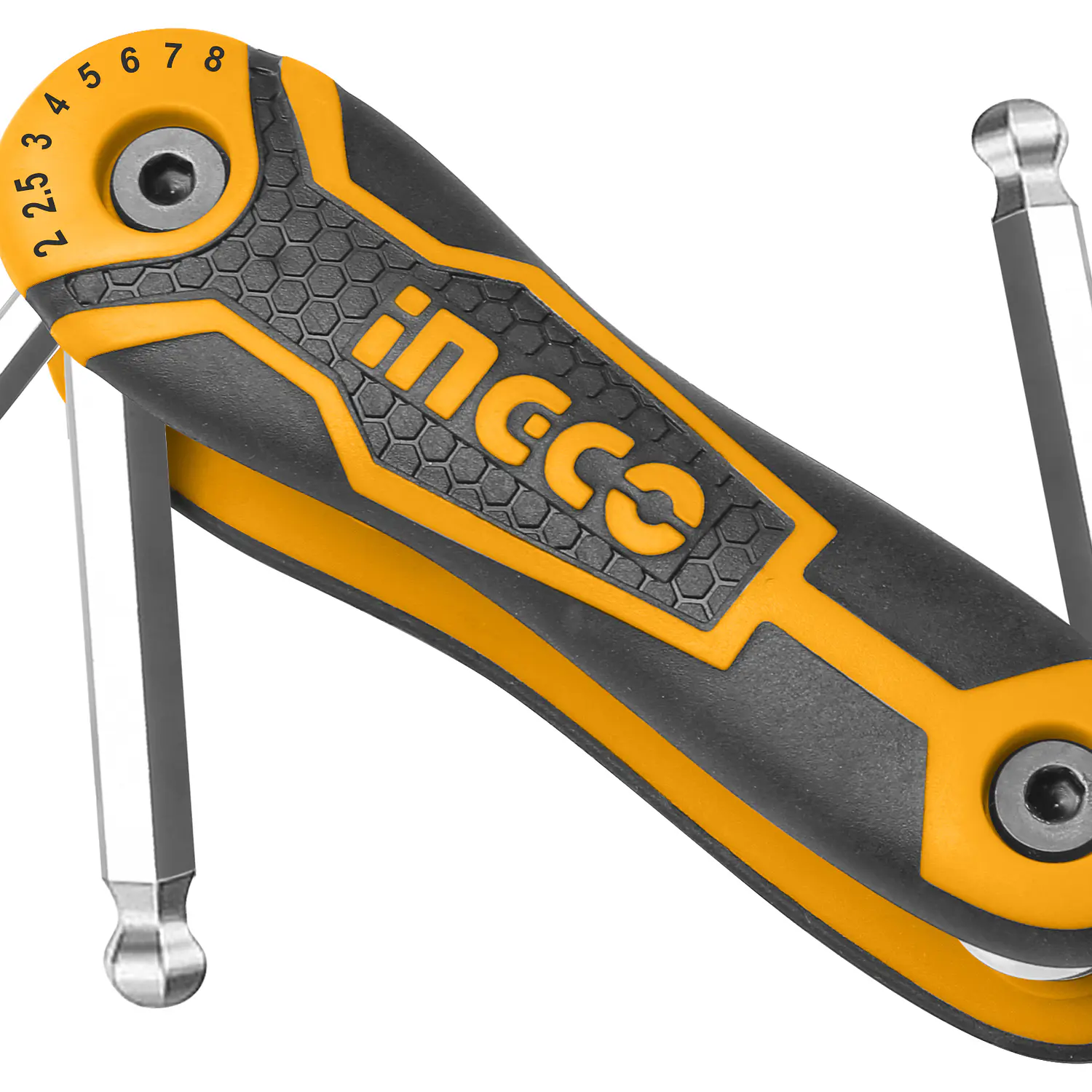 LLAVE ALLEN INGCO HEXAGONAL PTA.BOLA JGO. 8 PZAS.# HHK14082