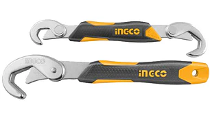 LLAVE AJUSTABLE INGCO PARA TUERCAS - JGO 2 PZAS # HBWS110808(OF)