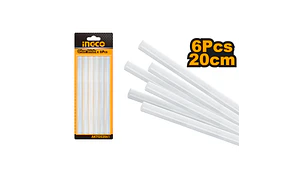 SILICONA INGCO EN BARRAS DE 20 CMS. JGO.6 PCS. # AKTGS2061