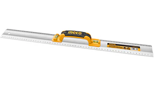 REGLA INGCO ALUMINIO 60 CM. X 3 CM. C/NIVEL BURBUJA # HAR01060(OF)