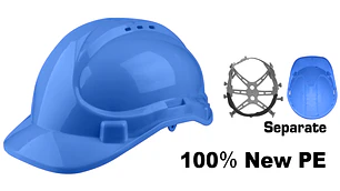 CASCO INGCO DE SEGURIDAD AZUL # HSH207