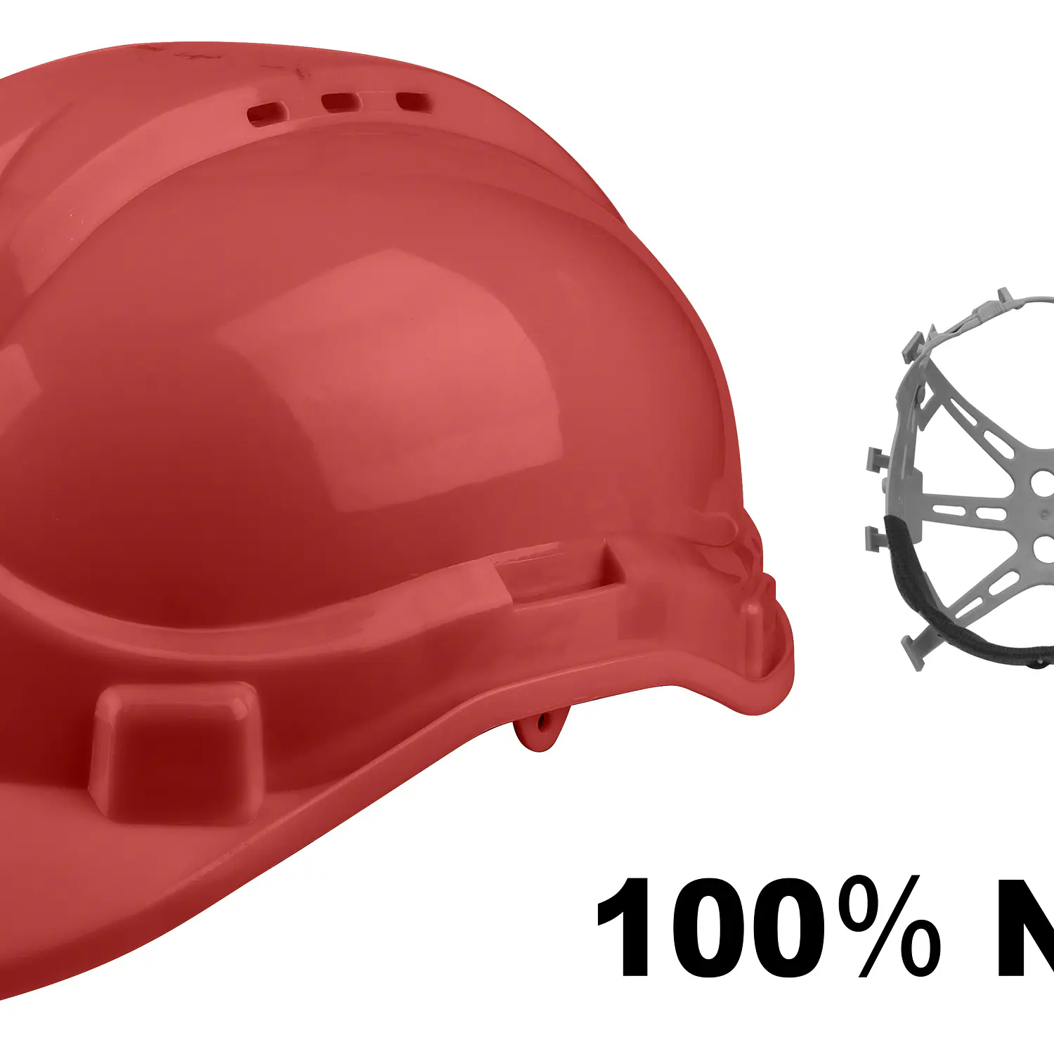 CASCO INGCO DE SEGURIDAD ROJO # HSH210