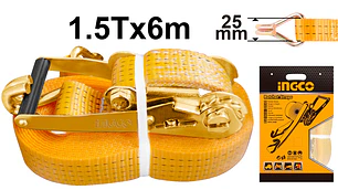 ESLINGA INGCO 6 MT X 25 MM CARGA MAXIMA 1.500 KG. # HRSP262