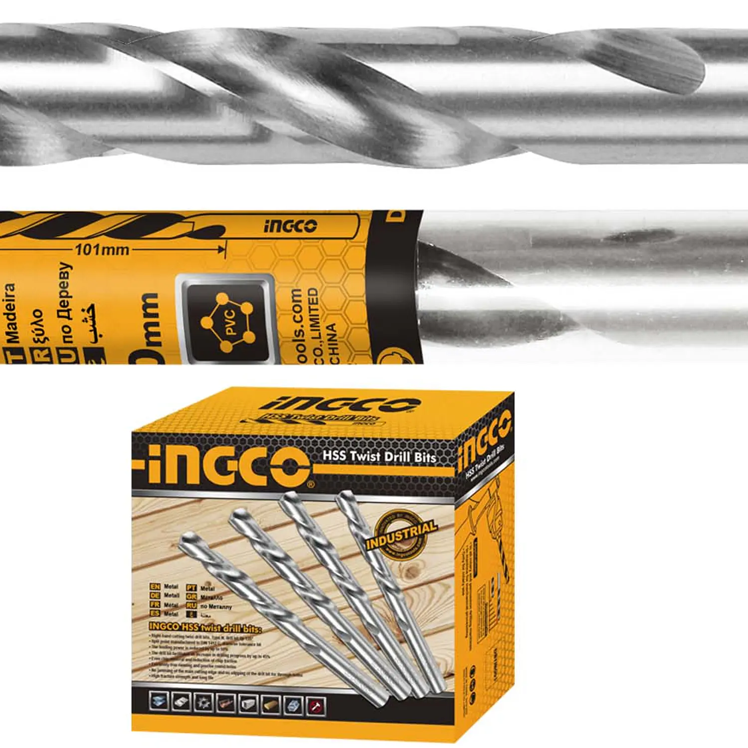 BROCA CIL AR INGCO REFORZADA JGO. 20 PZS 3,0 MM # DBT1110301(OF)