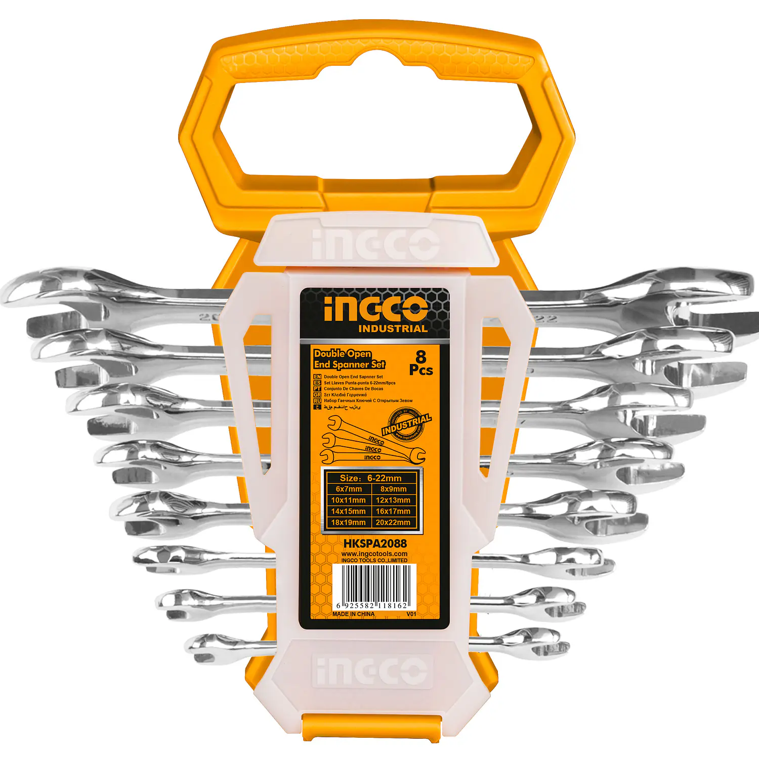 LLAVE PUNTA Y PUNTA INGCO JGO. 8 PIEZAS # HKSPA2088