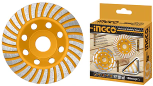 DISCO DESBASTE DIAMANTADO SEGMENTADO INGCO 115 MM # CGW011151