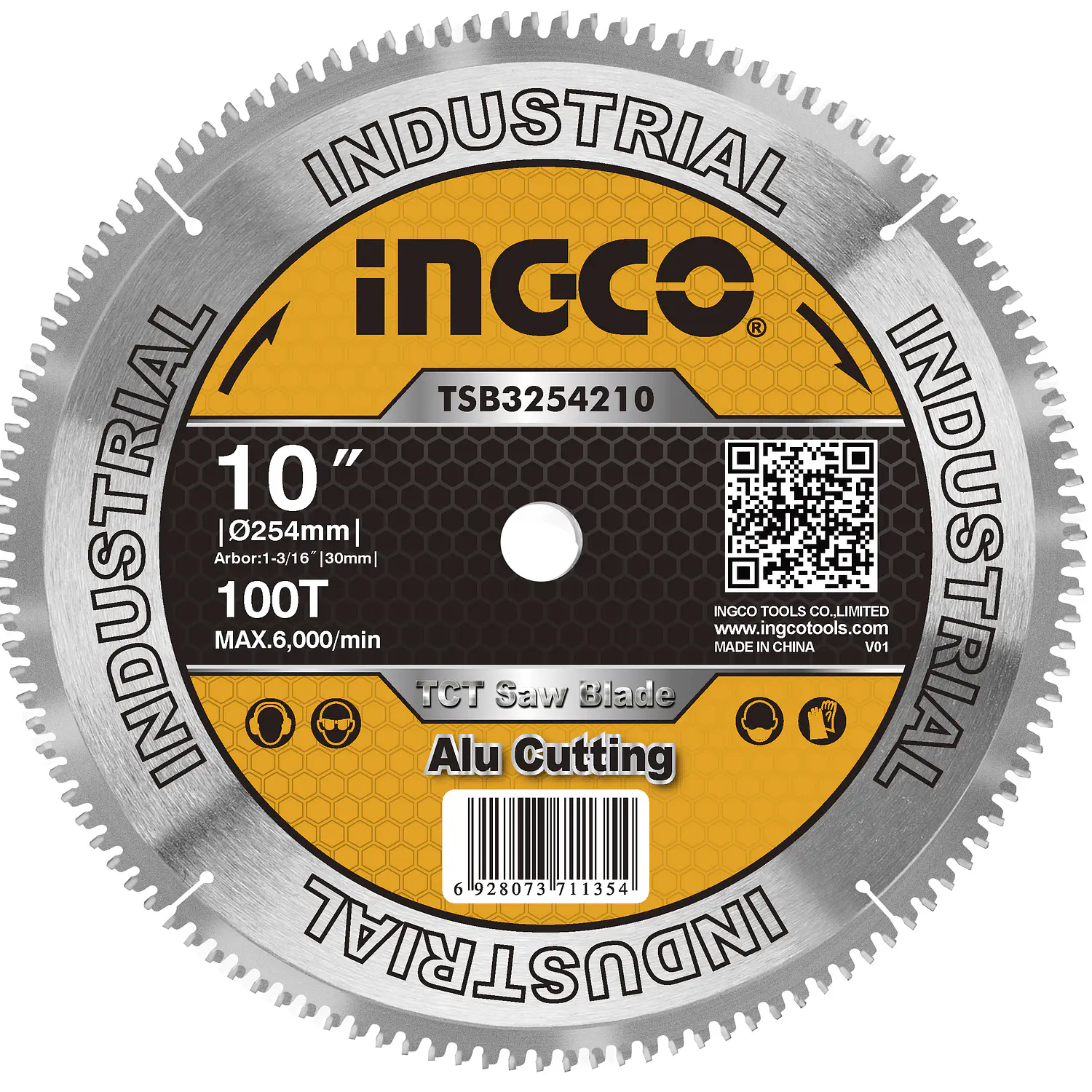 SIERRA CIRCULAR INGCO P/ALUMINIO 10