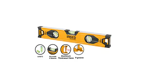NIVEL INGCO ALUMINIO INDUSTRIAL 40 CM. TRES AGUAS # HSL08040