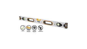 NIVEL INGCO ALUMINIO MAGNETICO INDUSTRIAL 80CM TRES AGUAS # HSL38080M
