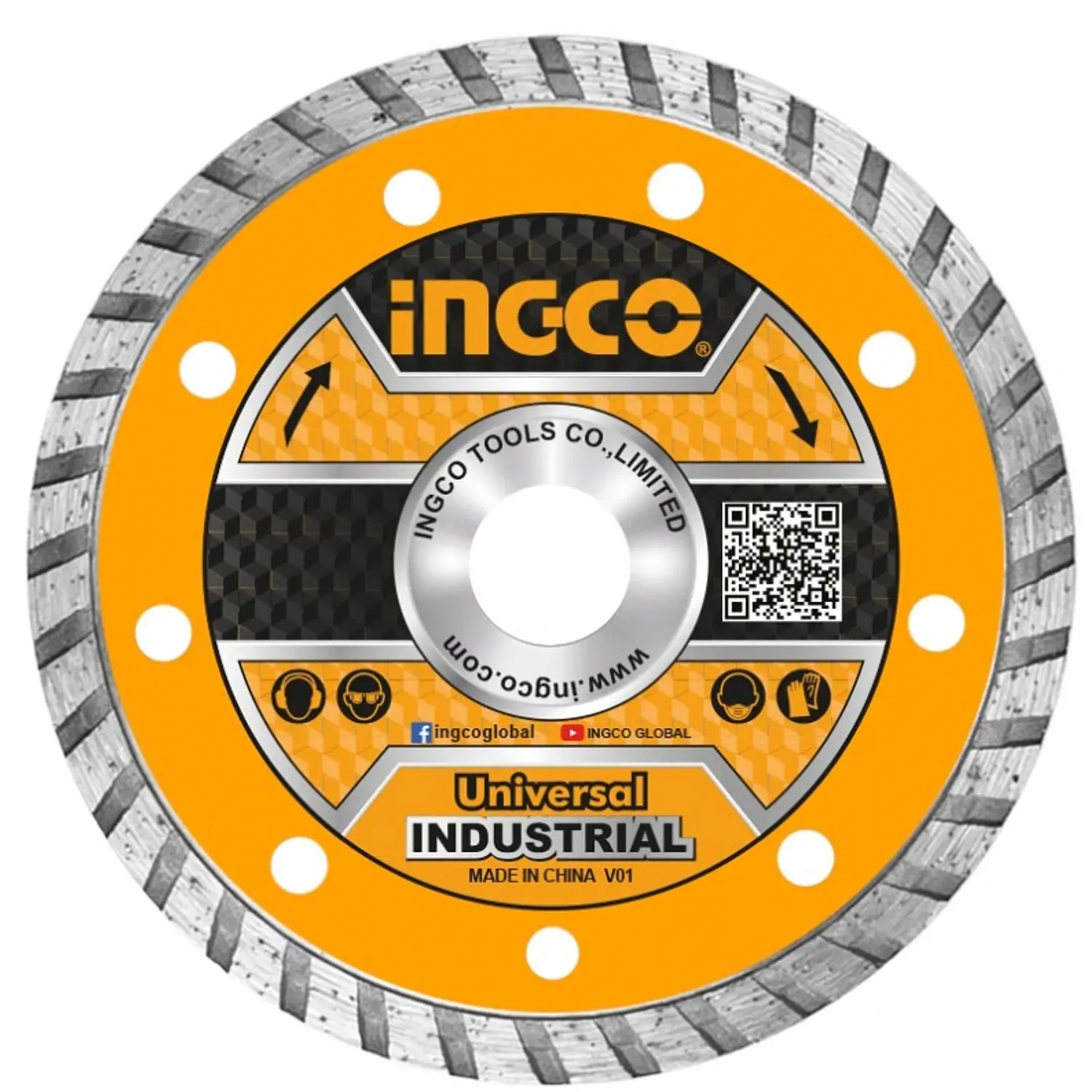 DISCO DIAMANTE TURBO INGCO 180 MM # DMD031801