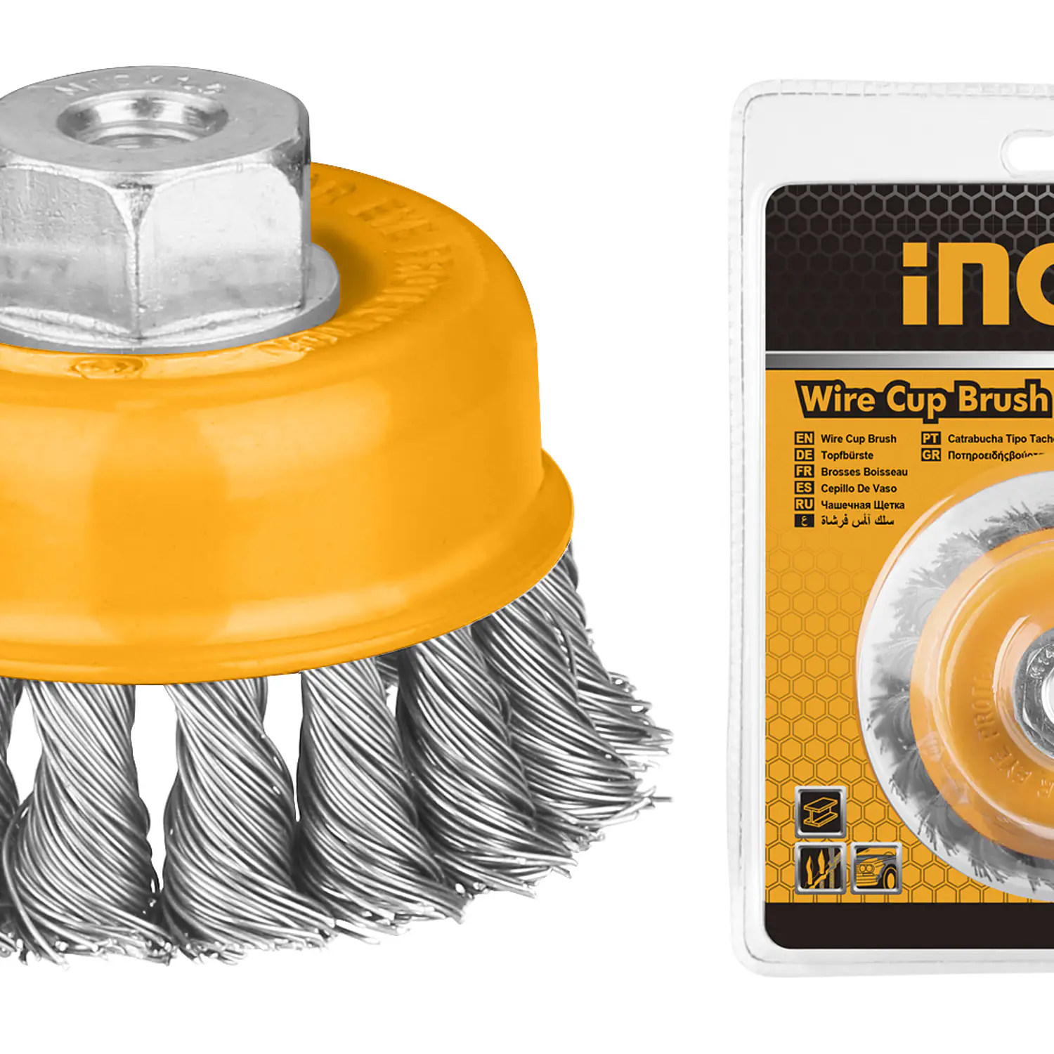 ESCOBILLA INGCO DE COPA P/ESMERIL TREN.GRUESA 125 MM # WB21251