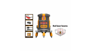 NIVEL LASER INGCO AUTONIVELANTE INDUSTRIAL RAYO ROJO # HLL306505