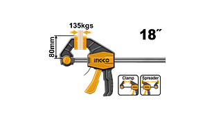PRENSA RAPIDA INGCO INDUSTRIAL 18