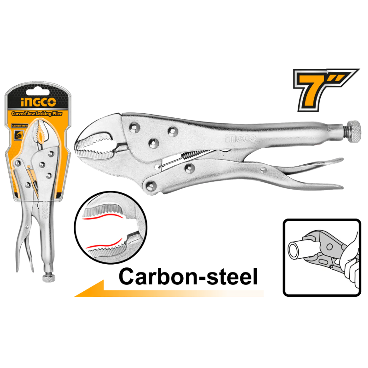 LLAVE CAIMAN INGCO 7- WR # HCJLW0207