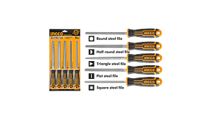 LIMA INGCO PARA METAL JUEGO 5 PIEZAS PROFESIONAL # HKTFS0508